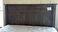 KING SIZE BED SET - HEADBOARD, FOOTBOARD, RAILS
