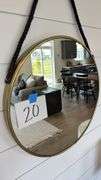ROUND WALL MIRROR - GOLD