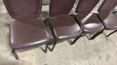 (4) STACKING BANQUET CHAIRS