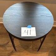 DARK WOOD END TABLE