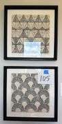 (2) FRAMED WALL ART
