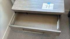 3-DRAWER WOOD NIGHTSTAND
