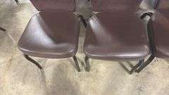 (4) STACKING BANQUET CHAIRS