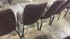(4) STACKING BANQUET CHAIRS