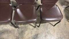 (4) STACKING BANQUET CHAIRS