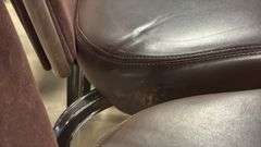 (4) STACKING BANQUET CHAIRS