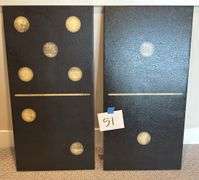 (2) CANVAS WALL ART