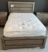 FULL SIZE BED SET - HEADBOARD, FOOTBOARD, RAILS