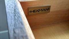HEKMAN DARK WOOD NIGHTSTAND W/ 1 DRAWER