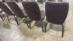 (4) STACKING BANQUET CHAIRS