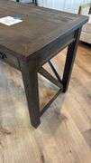 DARK WOOD 3-DRAWER DESK