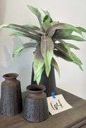 (3) DECOR VASES