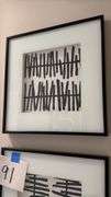 (2) FRAMED WALL ART