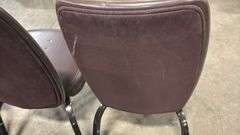 (4) STACKING BANQUET CHAIRS