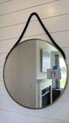 ROUND WALL MIRROR - GOLD