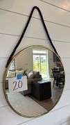 ROUND WALL MIRROR - GOLD