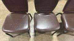 (4) STACKING BANQUET CHAIRS