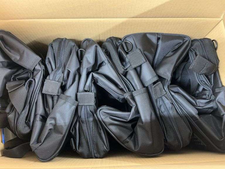 (6) NEW BRIGHTROOM 35-POCKET HEAVY DUTY TOOL BAGS