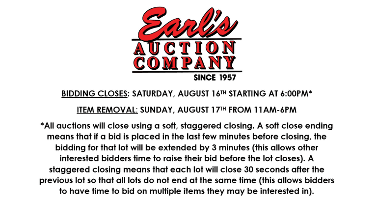 ONLINE ESTATE AUCTION! 8/11-8/16