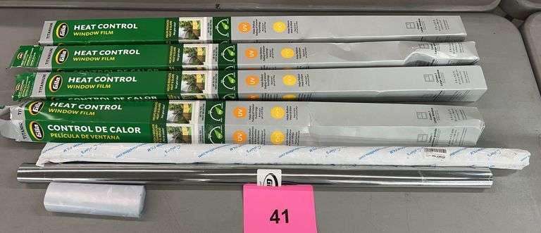 7PC WINDOW FILM LOT - SEE PHOTOS
