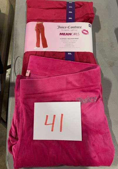 (2) WOMENS JUICY COUTURE PANTS SIZE XXL