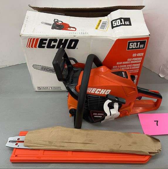 ECHO 50.1CC GAS REAR HANDLE CHAINSAW W/ BOX