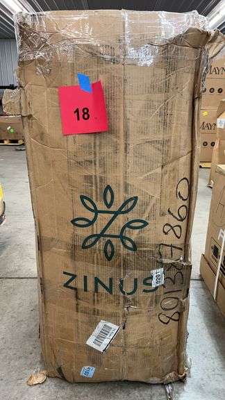 ZINUS 14" CAL KING SIZE MATTRESS IN BOX