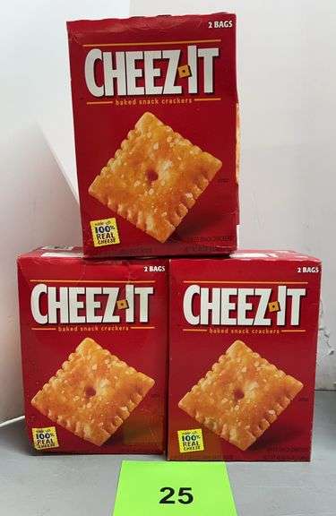 (3) BOXES OF CHEEZ ITS - Earl's Auction Company