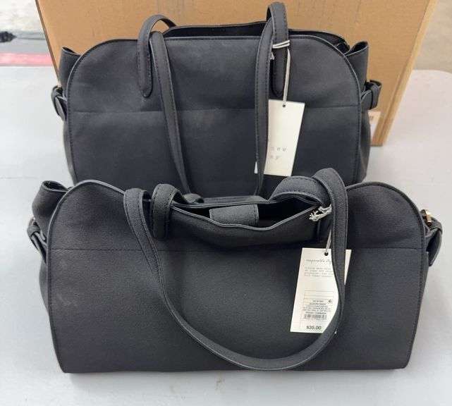 (2) A NEW DAY BLACK PURSES