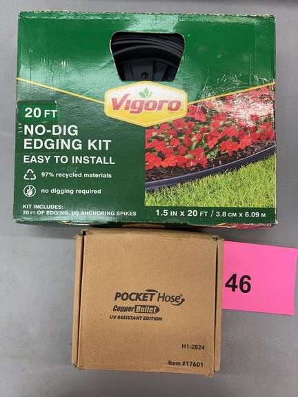 2PC LANDSCAPING LOT - EDGING & POCKETHOSE