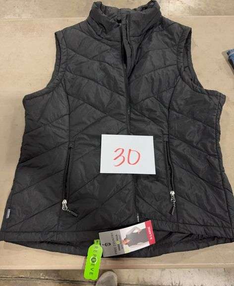 WOMENS FREE COUNTRY QUILTED VEST SIZE XL