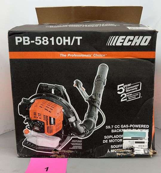 ECHO 59.7CC GAS BACKPACK BLOWER IN BOX