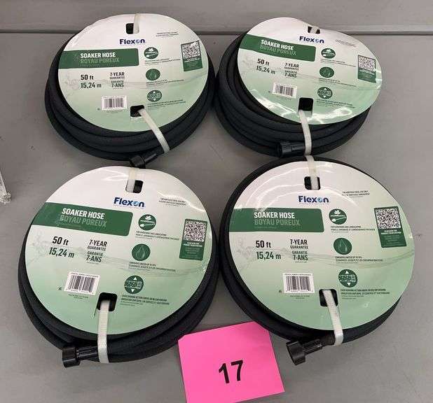 (4) FLEXON 50FT SOAKER HOSES