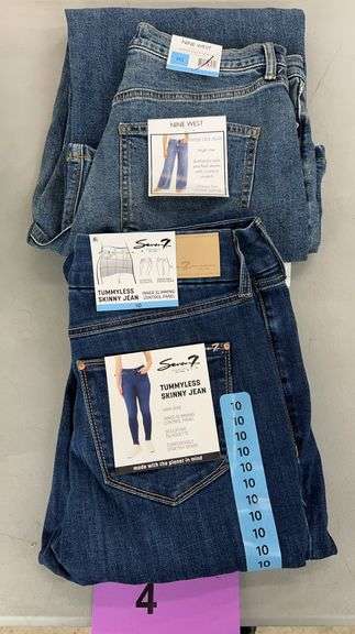 (2) PAIRS OF WOMENS JEANS - SIZE 10