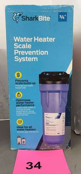 SHARKBITE WATER HEATER SCALE PREVENTION SYSTEM IN BOX