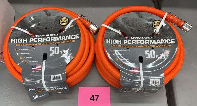 (2) TEKNOR APEX 50FT HOSES
