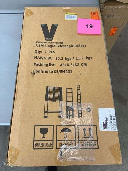 BOWEITI TELESCOPIC LADDER IN BOX