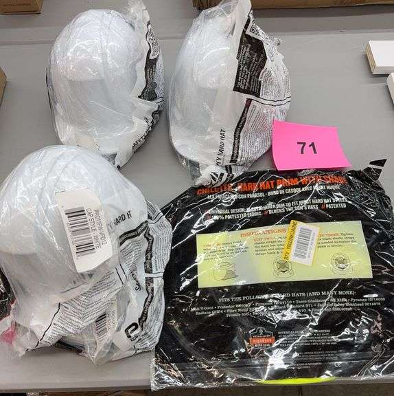 4PC HARD HAT LOT - SEE PHOTOS