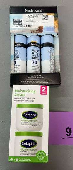 2PC HYGIENE LOT - NEUTROGENA & CETAPHIL