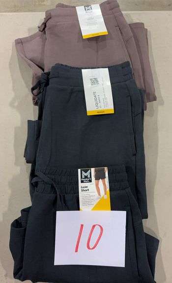 (2) WOMENS LUXE PANTS & (1) LUXE SHORTS