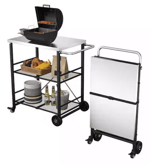 VEIKOUS OUTDOOR PREP TABLE IN BOX