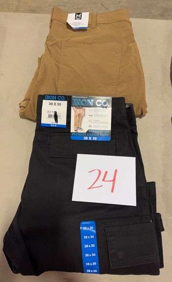 (2) MENS PANTS SIZE 38X30