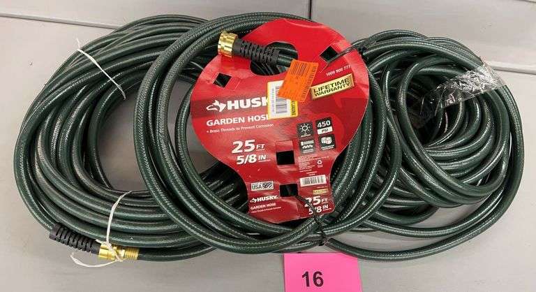 (3) HUSKY GARDEN HOSES