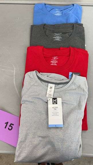 (4) MENS SHIRTS - SIZE L