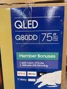 SAMSUNG 75" QLED 4K SMART TV IN BOX