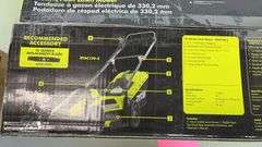 RYOBI 13" ELECTRIC LAWN MOWER IN BOX