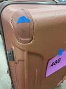 AS IS - GABBIANO HARDSHELL CHECK LUGGAGE - PINK