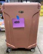 AS IS - GABBIANO HARDSHELL CHECK LUGGAGE - PINK