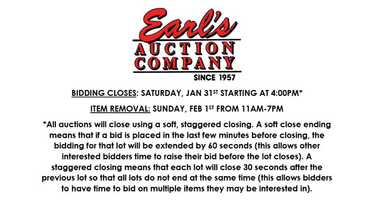 ENDS SATURDAY! ONLINE AUCTION 1/27-1/31 (PURPLE)