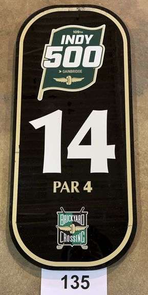 BRICKYARD CROSSING SIGN - Earl's Auction Company